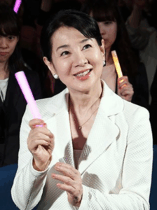 演映画「北の桜守」（公開中）のイベントに登場した、吉永小百合７３歳